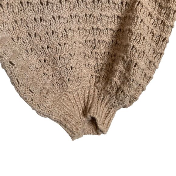 Fatface Womens Open Knitted Sweater Edge-Edge Cardigan Beige Open Front Size 2 - Picture 5 of 12